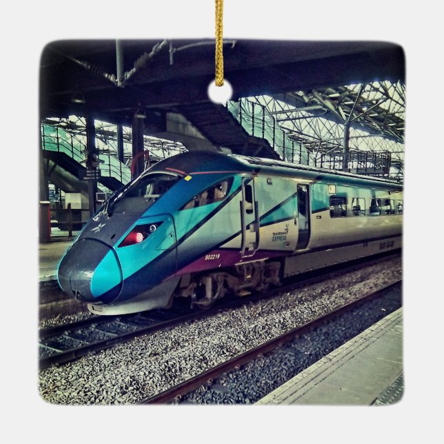 Ornamento De Cerâmica Estação Leeds (Verso)