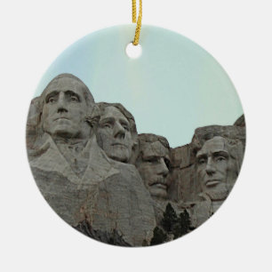 Ornamento De Cerâmica Estado de South Dakota o Monte Rushmore