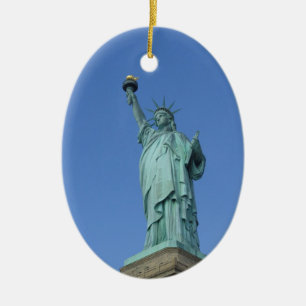 Ornamento De Cerâmica Estátua da Liberdade