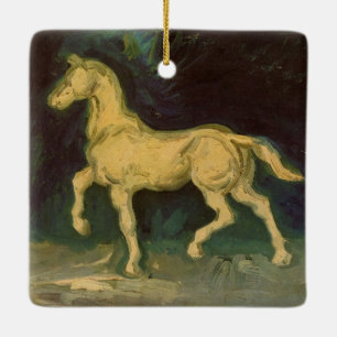 Ornamento De Cerâmica Estátua de Gesso de um Cavalo por Vincent van Gogh