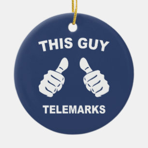 Ornamento De Cerâmica Este telemark Cara