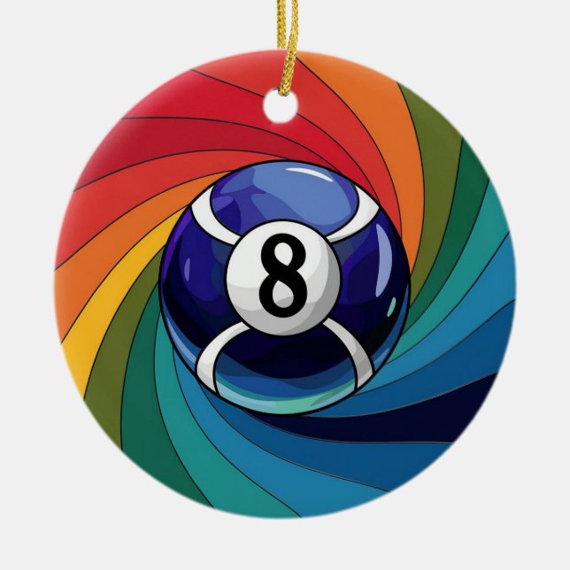 Ornamento De Cerâmica Estilo de Vidro Estido, Estilo de Vidro Estilado D (Frente)