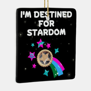 Ornamento De Cerâmica Estou Destinado à Stardom