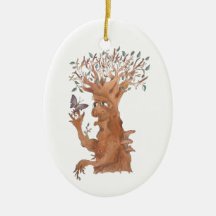 Ornamento De Cerâmica Estou sempre feliz em fazer um novo amigo!