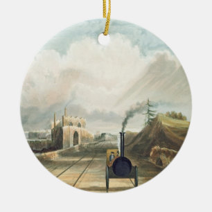 Ornamento De Cerâmica Estrada de ferro de Dublin e de Kingstown: Do