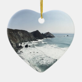 Ornamento De Cerâmica Estrada Sur grande da Costa do Pacífico da vista