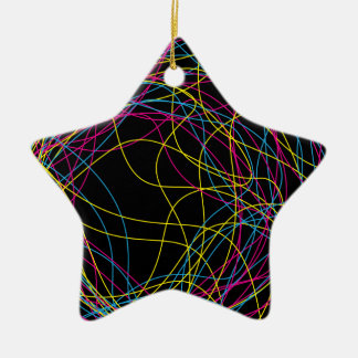 Ornamento De Cerâmica Estrela cerâmica preta lindo