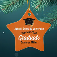 Estrela de graduação personalizada do Formando Ora