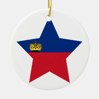 Ornamento De Cerâmica Estrela de Liechtenstein