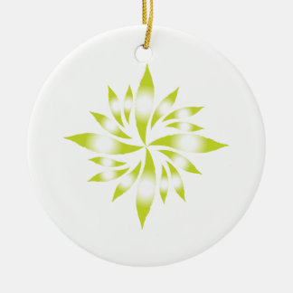 Ornamento De Cerâmica Estrela de Natal Interna #6