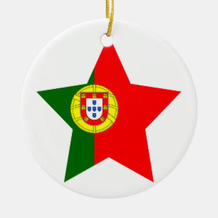 Ornamento De Cerâmica Estrela de Portugal