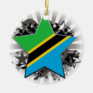 Ornamento De Cerâmica Estrela de Tanzânia