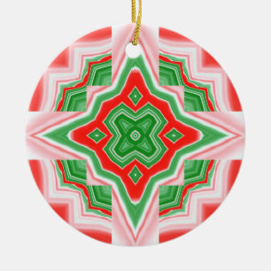 Ornamento De Cerâmica Estrela do Natal