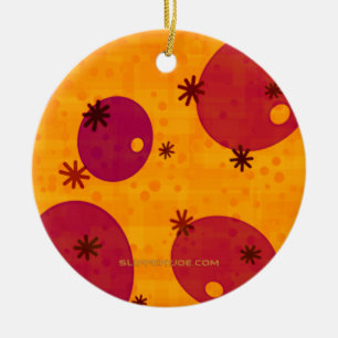 Ornamento De Cerâmica Estrela Feliz de Hanukkah de David menorah Dreidel
