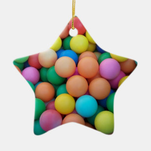 Ornamento De Cerâmica Estrela para Árvore de Natal