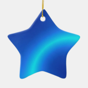 Ornamento De Cerâmica Estrela para Árvore de Natal