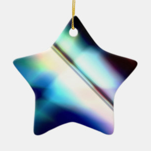 Ornamento De Cerâmica Estrela para Árvore de Natal