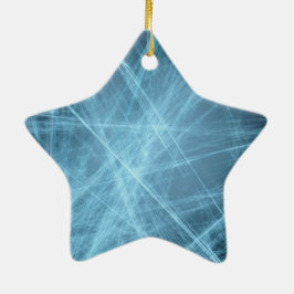 Ornamento De Cerâmica Estrela para Árvore de Natal