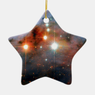 Ornamento De Cerâmica Estrelas Binárias WR 25 & Tr16-244 - Foto Espacial