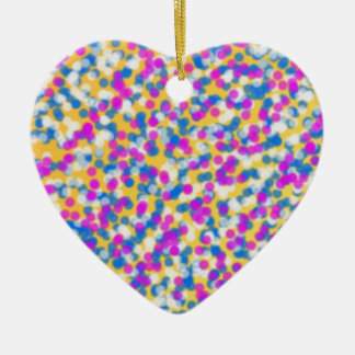 Ornamento De Cerâmica estrelas coloridas