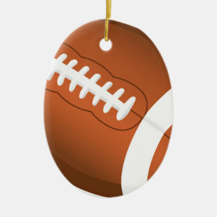 Ornamento De Cerâmica Estrelas do Treinador de Jogo de Equipe de Bola de
