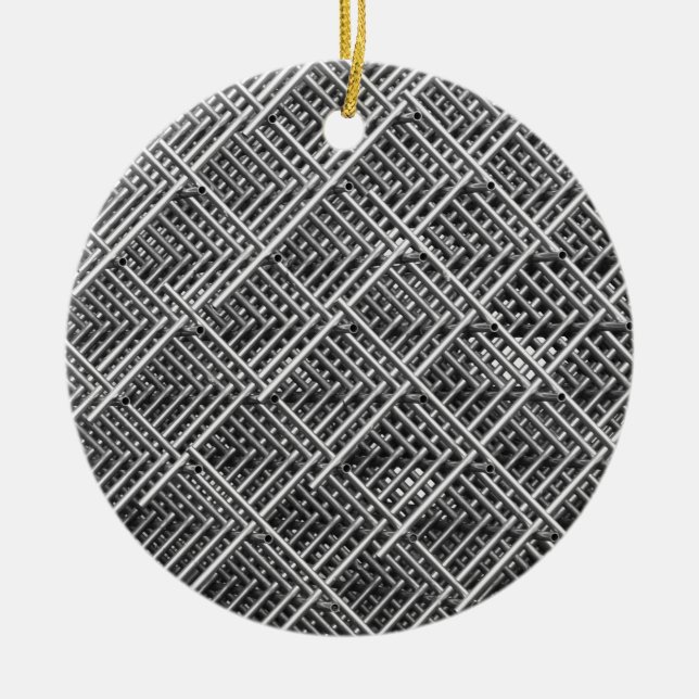 Ornamento De Cerâmica Estrutura de metal complexa (Frente)