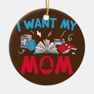 Ornamento De Cerâmica Estudante universitário Eu quero faculdade de mamã