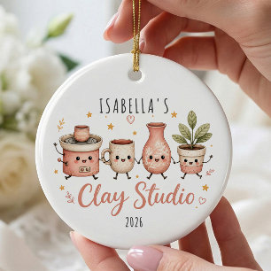 Ornamento De Cerâmica Estúdio de Cerâmica Personalizado