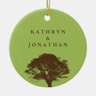 Ornamento De Cerâmica Eterno oak sentimentogredia greve de férias