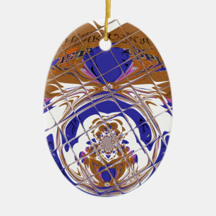 Ornamento De Cerâmica Eu Amo Bandeira - Amo Etiópia   Vermelho Dourado V