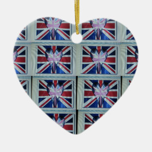 Ornamento De Cerâmica Eu amo Inglaterra.png