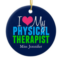 Eu Amo Meu Natal Personalizado De Terapista Físico