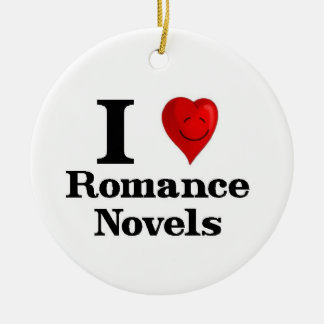 Ornamento De Cerâmica Eu amo novelas romances