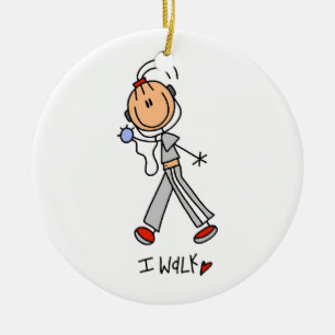 Ornamento De Cerâmica Eu Caminho