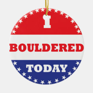 Ornamento De Cerâmica Eu Engordei Hoje