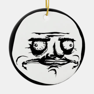 Ornamento De Cerâmica Eu Gusta enfrenta Meme