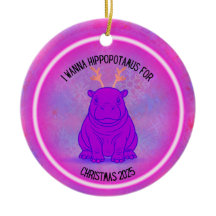 Eu Quero um Hipopótamo para o Natal - Roxo