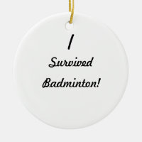 Eu sobrevivi ao badminton!