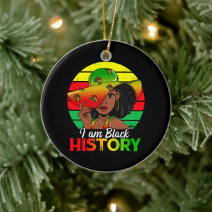 Ornamento De Cerâmica Eu Sou História Negra África América