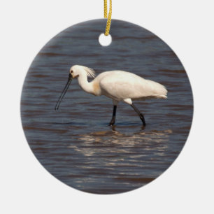 Ornamento De Cerâmica Eurasian Spoonbill