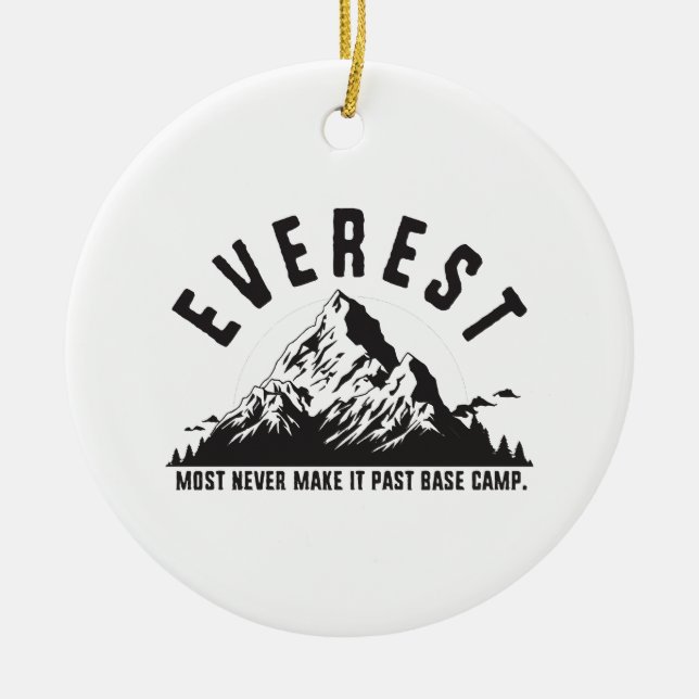 Ornamento De Cerâmica Everest (Frente)