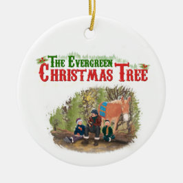 Ornamento De Cerâmica Evergreen Christmas Tree Ornament