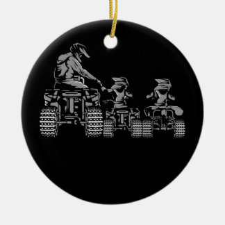 Ornamento De Cerâmica Evolução Quad Quatro Rodas ATV 4 Rodas