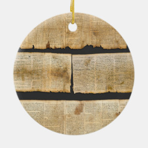 Ornamento De Cerâmica Excelente Isaiah Scroll Morto Sea Scrolls 1QIsaa