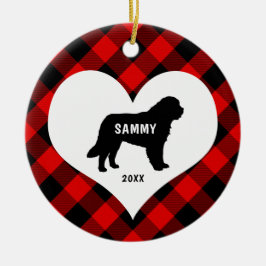 Ornamento De Cerâmica Excelente Pirenéus Nome da raça de cão + data Xadr