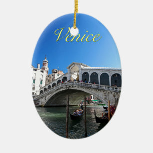 Ornamento De Cerâmica Excelente! Venice Final, Rialto, Grande Canal