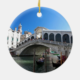Ornamento De Cerâmica Excelente! Venice Final, Rialto, Grande Canal