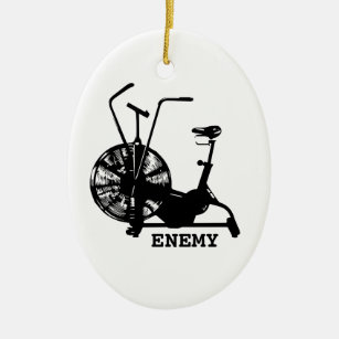 Ornamento De Cerâmica Exercício Engraçado, Malhação da Air Bike Enemy