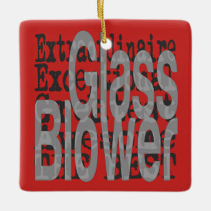 Ornamento De Cerâmica Extraordinário do ventilador de vidro