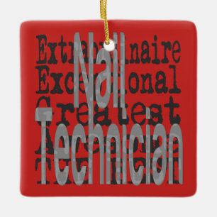 Ornamento De Cerâmica Extraordinário técnico de unhas